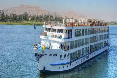 M/S Tosca Nile Cruise Ship sailing between Luxor and Aswan 2026