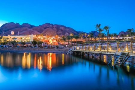 A stunning view of Dahab’s crystal clear Red Sea beaches
