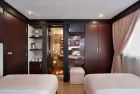 Luxury deluxe cabin with panoramic window aboard Merit Dahabiya Nile Cruise