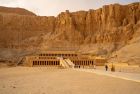 Queen Hatshepsut Temple at Deir el‑Bahari with MS Moon Dance cruise guests