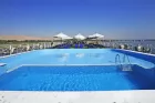 Iberotel Crown Emperor Nile Cruise sun deck with glistening pool on the Nile