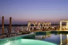 MS Mayfair Nile Cruise sundeck at night – tranquil poolside scene under ambient lights