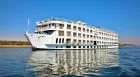 Steigenberger Legacy Nile Cruise sailing on the Nile River in Egypt