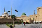 Walk through the historic Citadel of Saladin during a 5 Days Islamic Cairo Tour with panoramic city views.