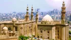 historic Sultan Hassan Mosque Islamic architecture Cairo