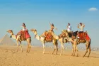Giza Pyramids sunset camel ride experience