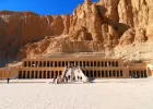 Visiting the Temple of Hatshepsut  aboard MS Nile Goddess Nile Cruise