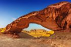 Experience the breathtaking landscapes of Wadi Rum during the 13 Days Jordan and Egypt Luxury Tours.