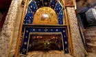 Church of the Nativity in Bethlehem with ancient stone interior.