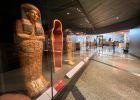 Exhibits inside Grand Egyptian Museum, part of 4 Day Egypt Tours