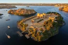 Temple of Philae in Egypt with ancient ruins