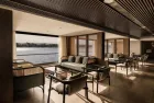 Luxury Nile lounge area with scenic river views