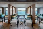 Peaceful relaxation deck on a luxury Nile cruise