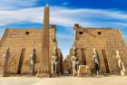 Discover the grandeur of Luxor Temple and its ancient columns on luxury Egypt and Jordan tours.