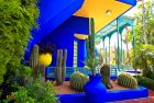 Explore the vibrant colors of Majorelle Garden on your Morocco adventure tour