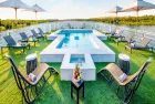 Sun deck overlooking Nile River