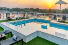 Swimming pool with Nile views