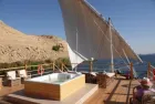 Pool onboard Elephantine Dahabiya Cruise