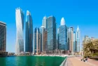 Dubai Marina skyline and waterfront views