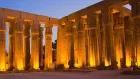 Luxor Temple illuminated at night