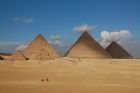 Explore the Great Pyramids of Giza as a highlight of an unforgettable 11-day all-inclusive Vacations to Egypt.