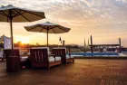 Nile cruise panoramic river view