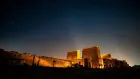 Night view of Philae Temple in Aswan Egypt during the spectacular Sound and Light Show