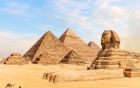 The Giza Pyramids featured in the 7 Days Cairo Luxor and Aswan Tour