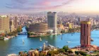 Cairo city skyline with Nile River view during Egypt tour from Dahab